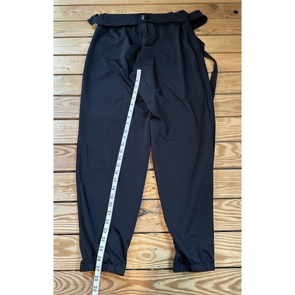 Five Dance Women’s Bow Joggers Pants Size Medium Black Tie Waist Pull On - Picture 7 of 8